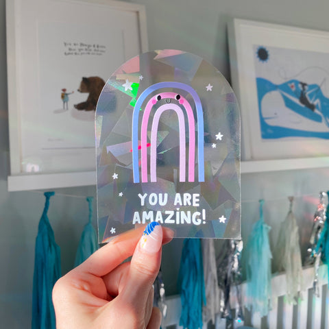 Suncatcher Rainbow Sticker - Nutmeg and Arlo