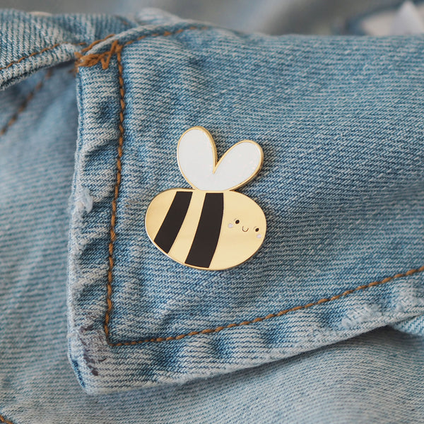 Bee Enamel Pin - Nutmeg and Arlo