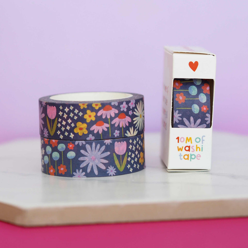 Flower Meadow Washi Tape - Nutmeg and Arlo