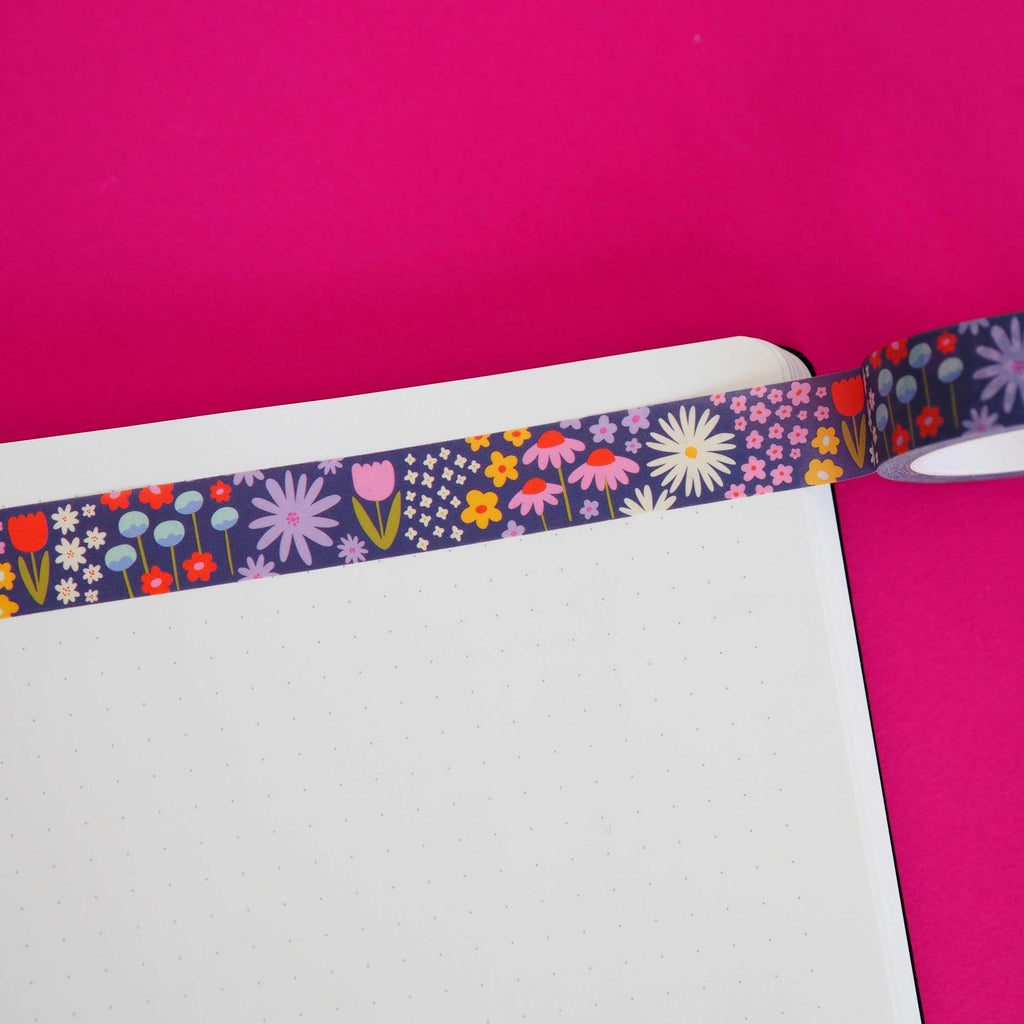 Flower Meadow Washi Tape - Nutmeg and Arlo