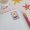 Flower postage stamp style washi tape - nutmeg and arlo