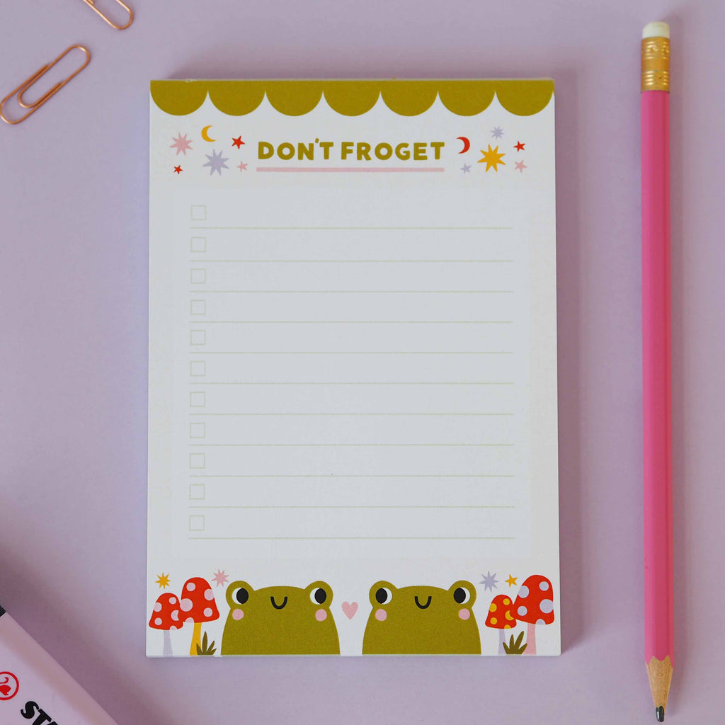 cute frog notepad