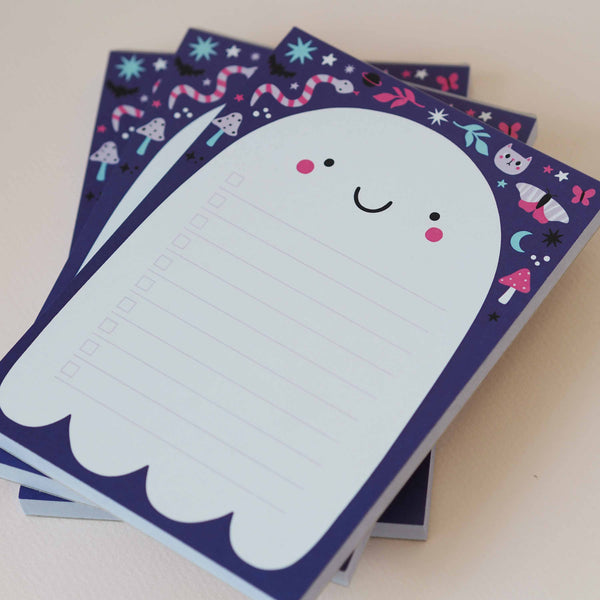 ghost purple notepad