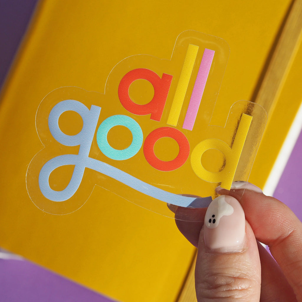 All Good Sticker – Nutmeg and Arlo