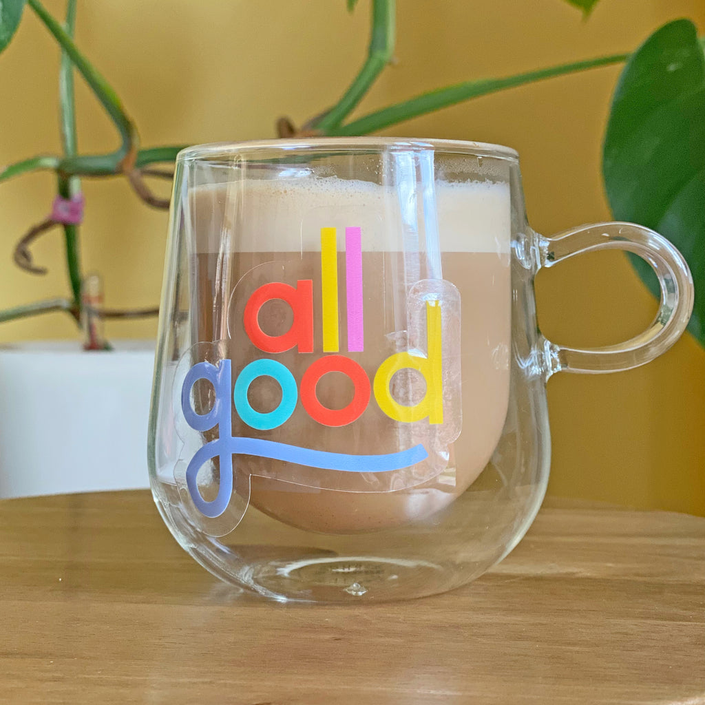 All Good Sticker – Nutmeg and Arlo