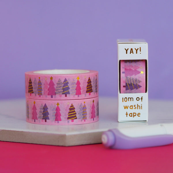 Christmas Trees Washi Tape - Nutmeg and Arlo
