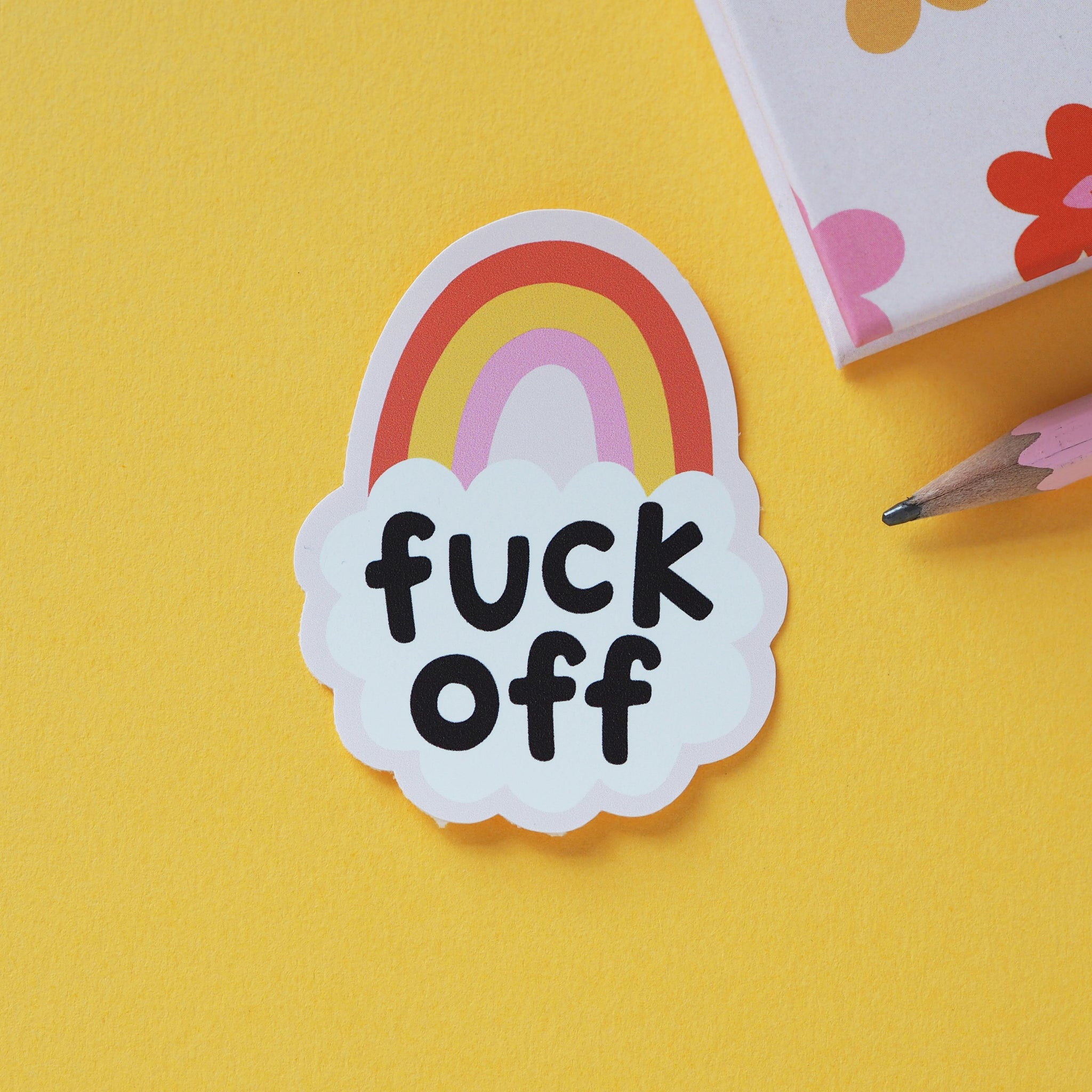 F Off Sticker – Nutmeg and Arlo