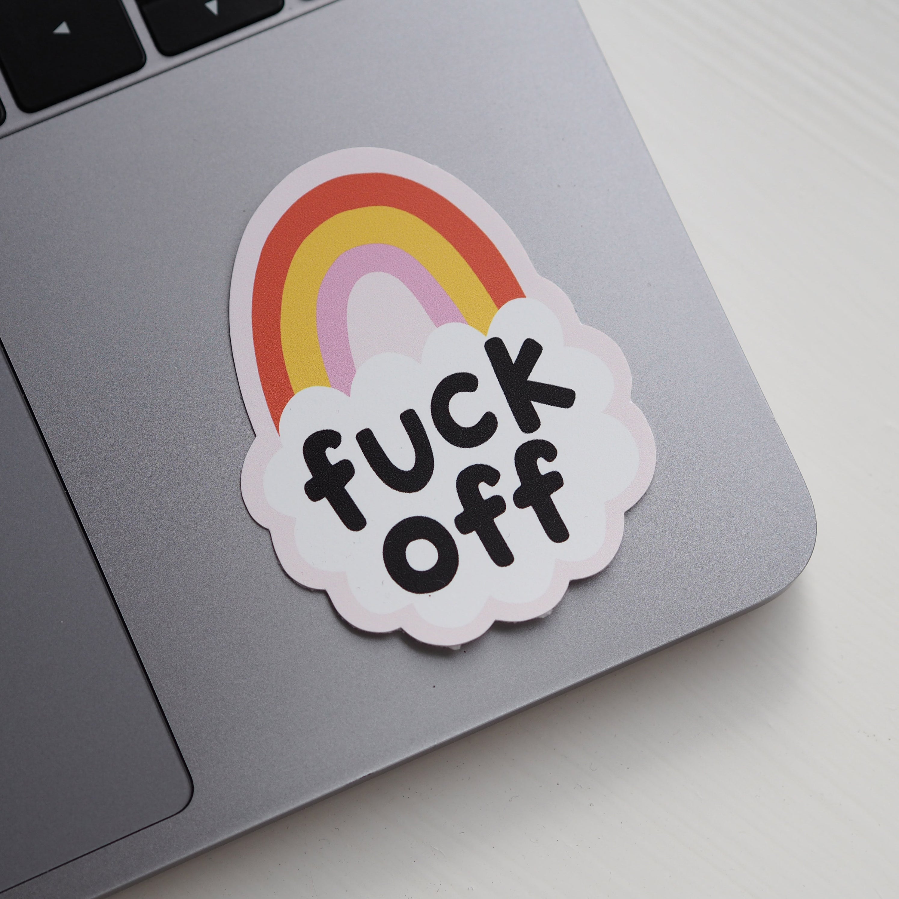 F Off Sticker – Nutmeg and Arlo