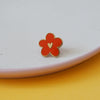 Red Orange Flower Mini Pin - Nutmeg and Arlo
