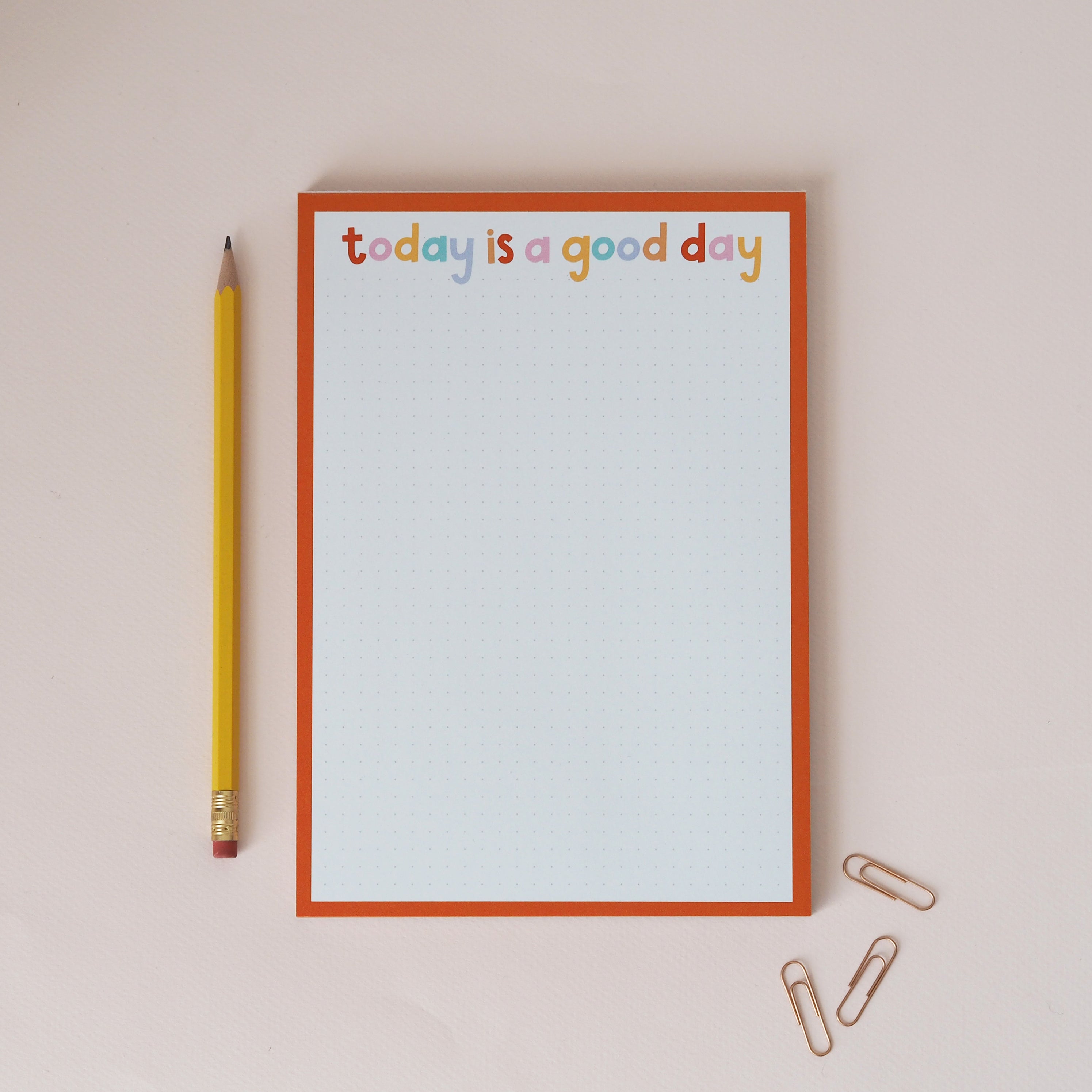 Today is a Good Day Notepad – Nutmeg and Arlo