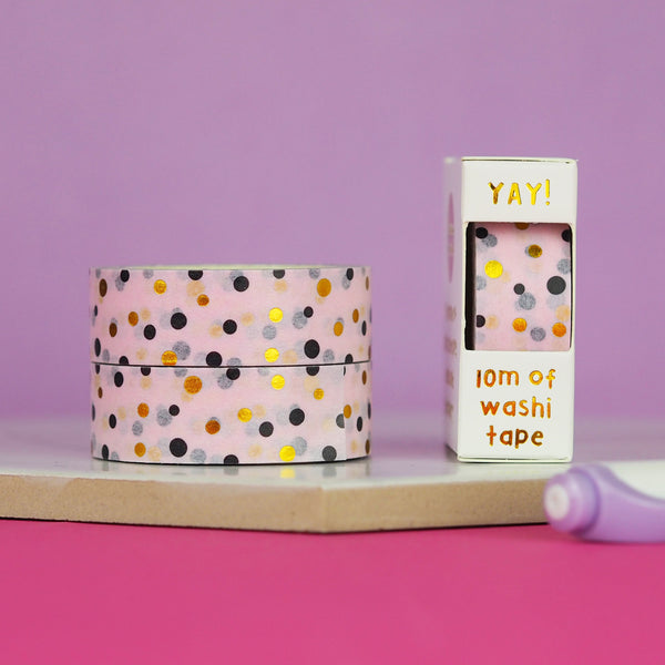 Pastel Polka Dot Washi Tape - Nutmeg and Arlo