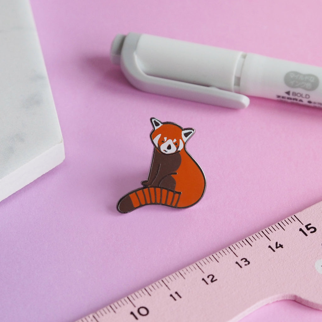 Red Panda Pin - Nutmeg and Arlo
