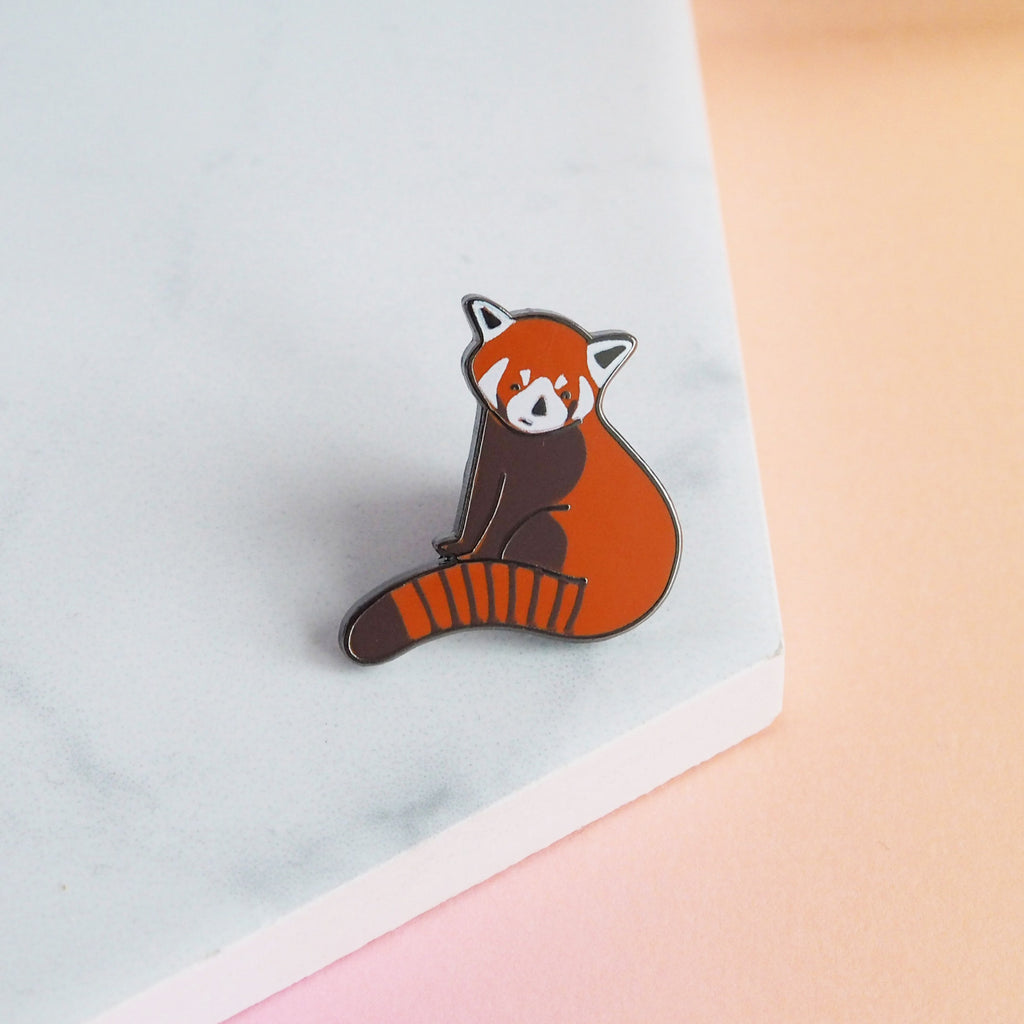 Red Panda Pin - Nutmeg and Arlo