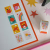 Stamp washi tape - nutmeg and arlo