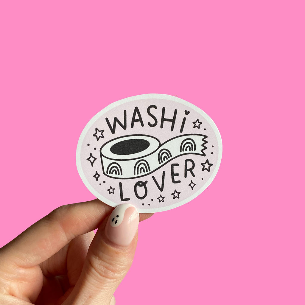 Washi lover sticker