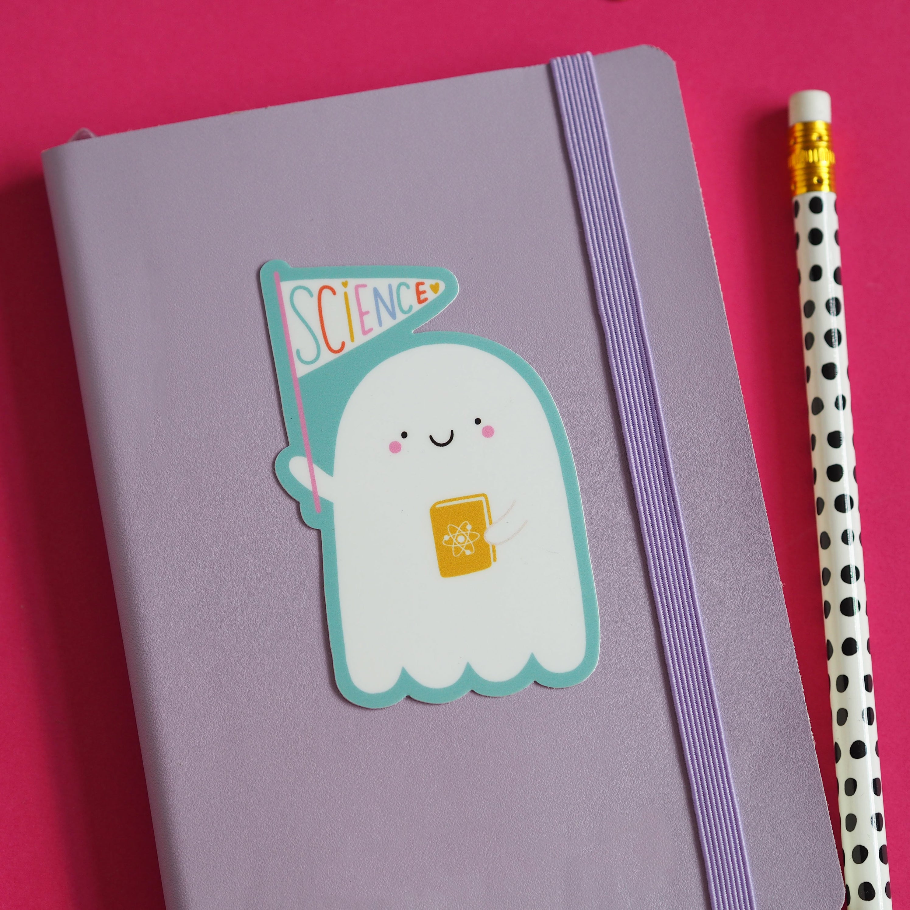 Science Ghost Sticker Science Ghost Sticker – Nutmeg and Arlo